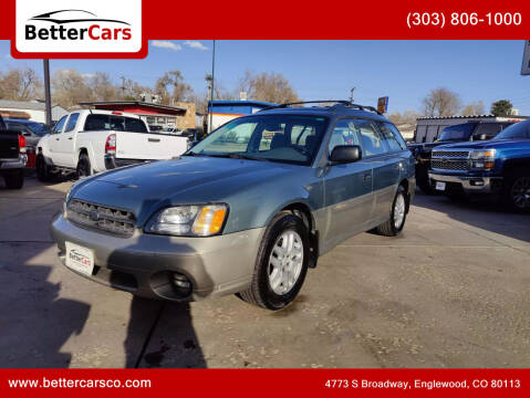 2001 Subaru Outback for sale at Better Cars in Englewood CO