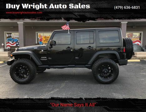 2017 Jeep Wrangler Unlimited for sale at Buy Wright Auto Sales in Rogers AR