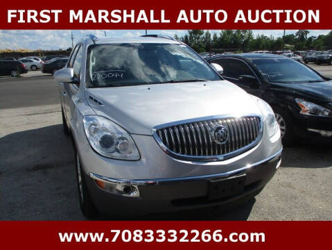 2010 Buick Enclave for sale at First Marshall Auto Auction in Harvey IL