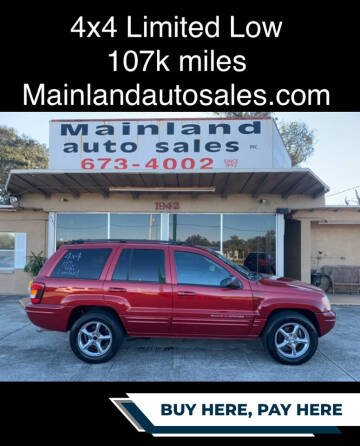 2002 Jeep Grand Cherokee for sale at Mainland Auto Sales Inc in Daytona Beach FL