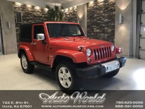 2010 Jeep Wrangler for sale at Auto World Used Cars in Hays KS
