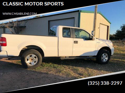 2007 Ford F-150 for sale at CLASSIC MOTOR SPORTS in Winters TX