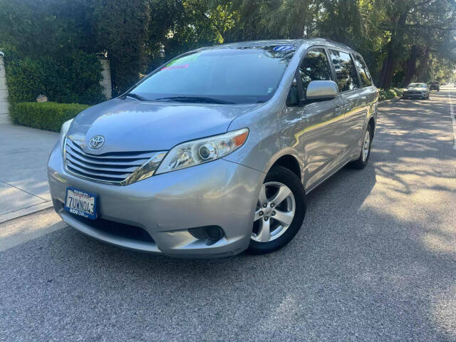 2017 Toyota Sienna for sale at Ride On LLC in Van Nuys, CA