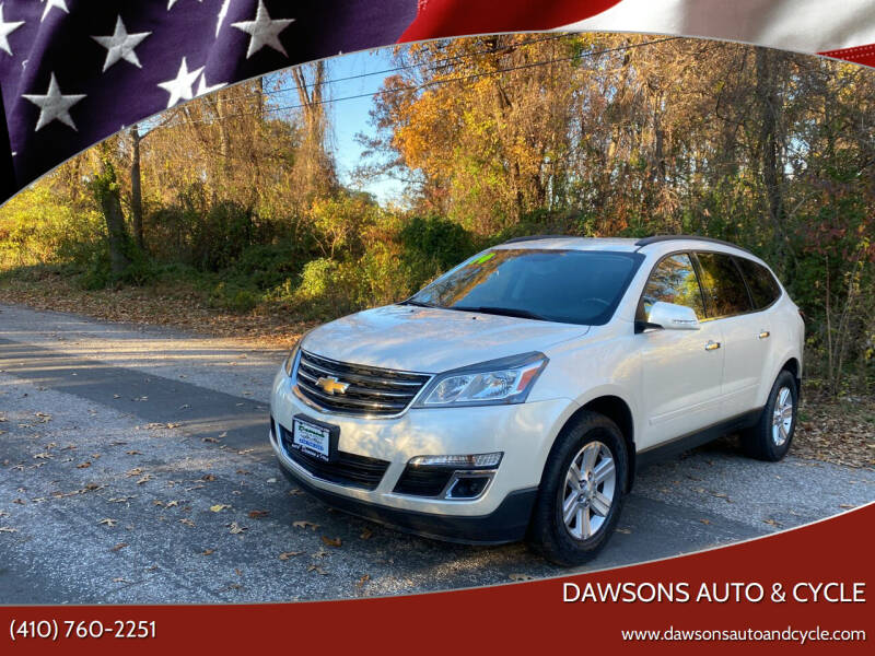 2014 Chevrolet Traverse for sale at Dawsons Auto & Cycle in Glen Burnie MD
