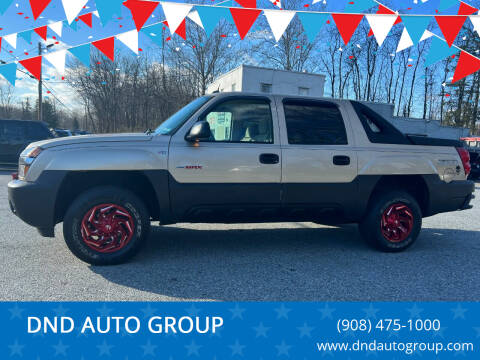 2005 Chevrolet Avalanche for sale at DND AUTO GROUP in Belvidere NJ