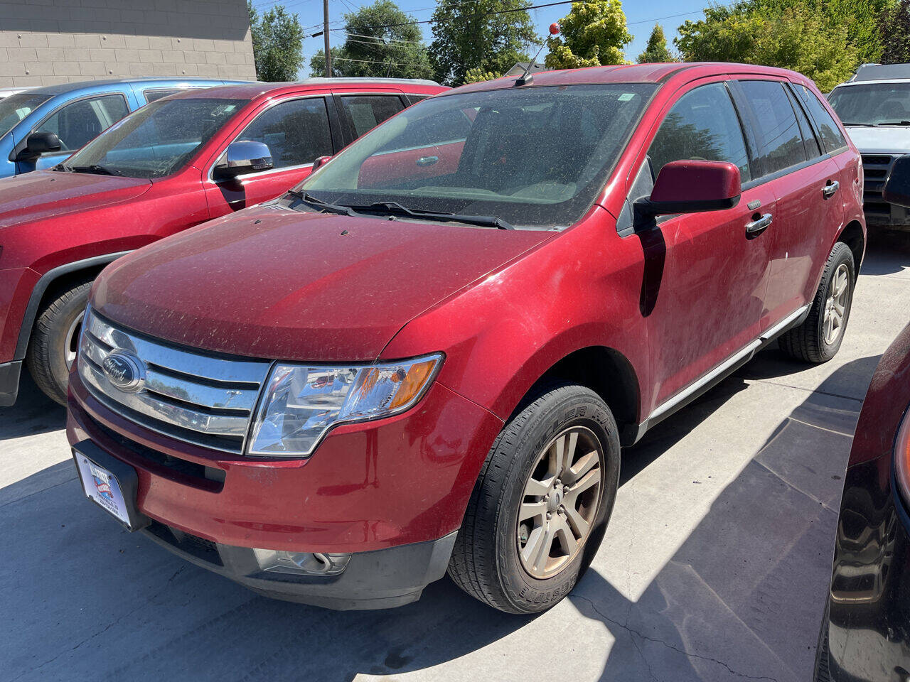 Red 2008 Ford Edge SEL AWD SEL 4dr Crossover 1