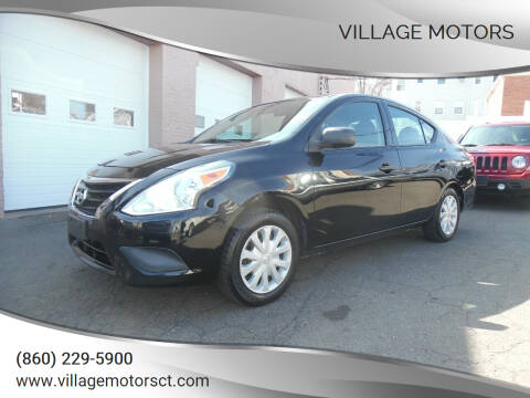 2015 Nissan Versa for sale at Village Motors in New Britain CT