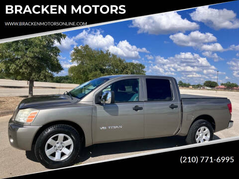 2006 Nissan Titan for sale at BRACKEN MOTORS in San Antonio TX