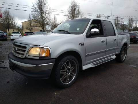2001 Ford F-150 for sale at M AND S CAR SALES LLC in Independence OR