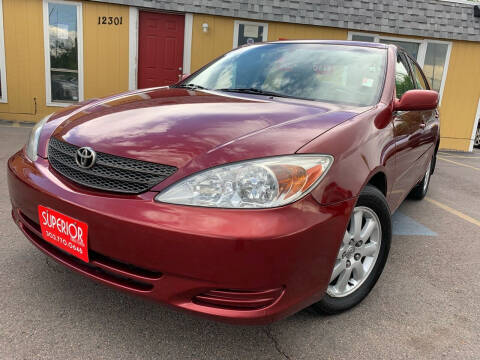 2002 Toyota Camry for sale at Superior Auto Sales, LLC in Wheat Ridge CO