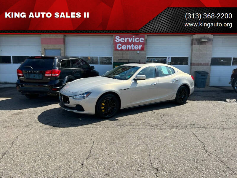 2014 Maserati Ghibli for sale at KING AUTO SALES  II - KING AUTO SALES II in Detroit MI