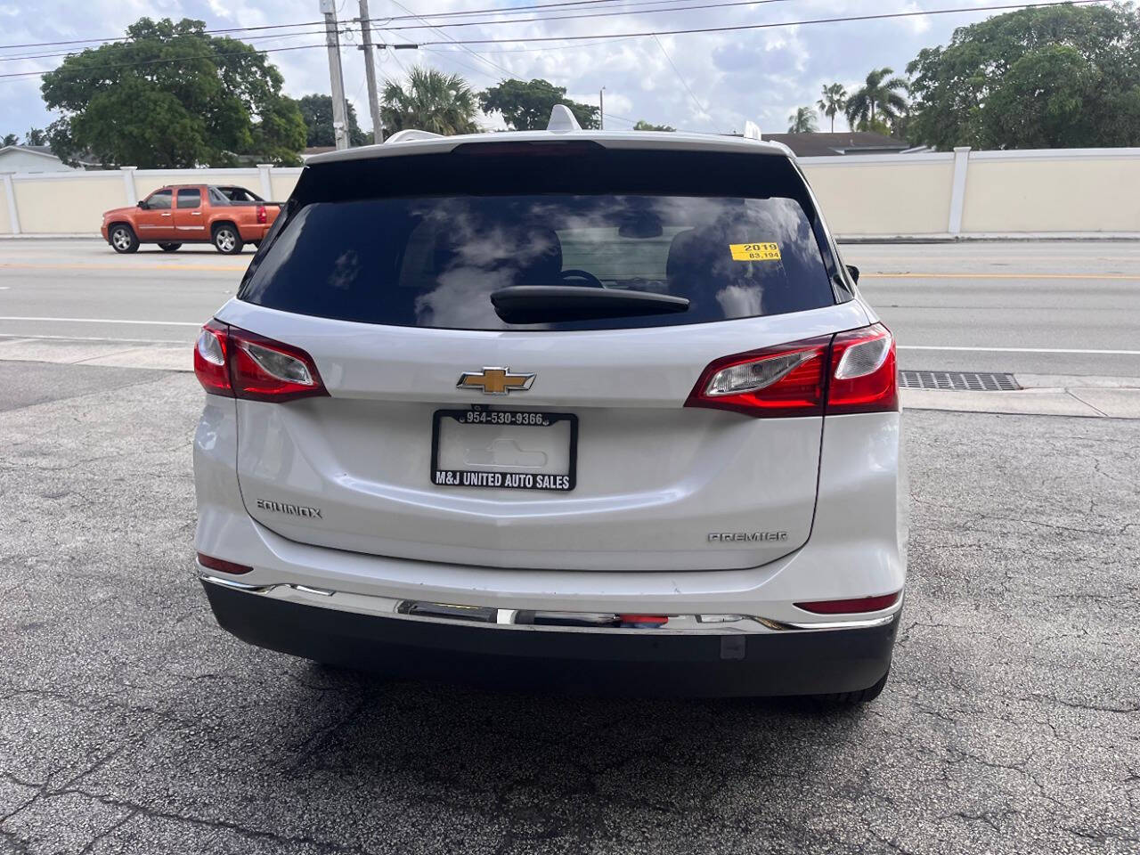 2019 Chevrolet Equinox for sale at M & J UNITED AUTO SALES in LAUDERDALE LAKES, FL