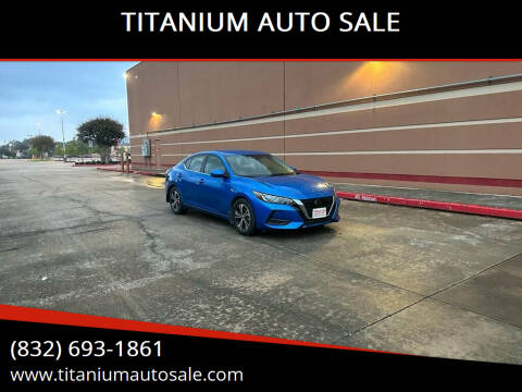2020 Nissan Sentra for sale at TITANIUM AUTO SALE in Houston TX