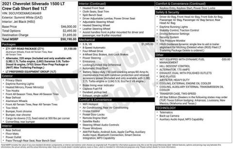2021 Chevrolet Silverado 1500