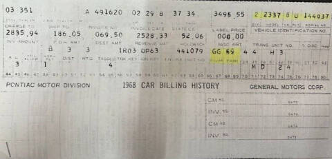 1968 Pontiac Firebird