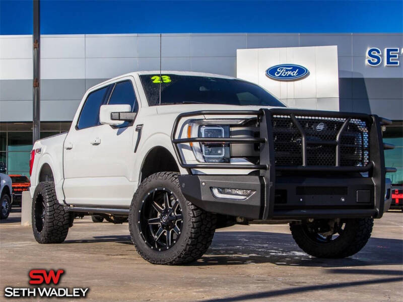Used 2023 Ford F-150 Lariat with VIN 1FTFW1E86PFB44561 for sale in Perry, OK