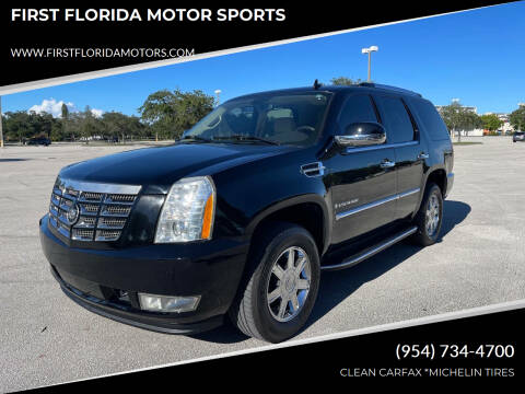 2007 Cadillac Escalade for sale at FIRST FLORIDA MOTOR SPORTS in Pompano Beach FL