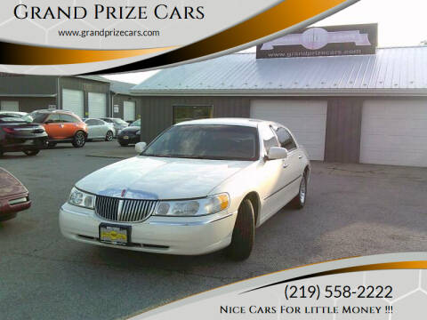 1999 Lincoln Town Car for sale at Grand Prize Cars in Cedar Lake IN