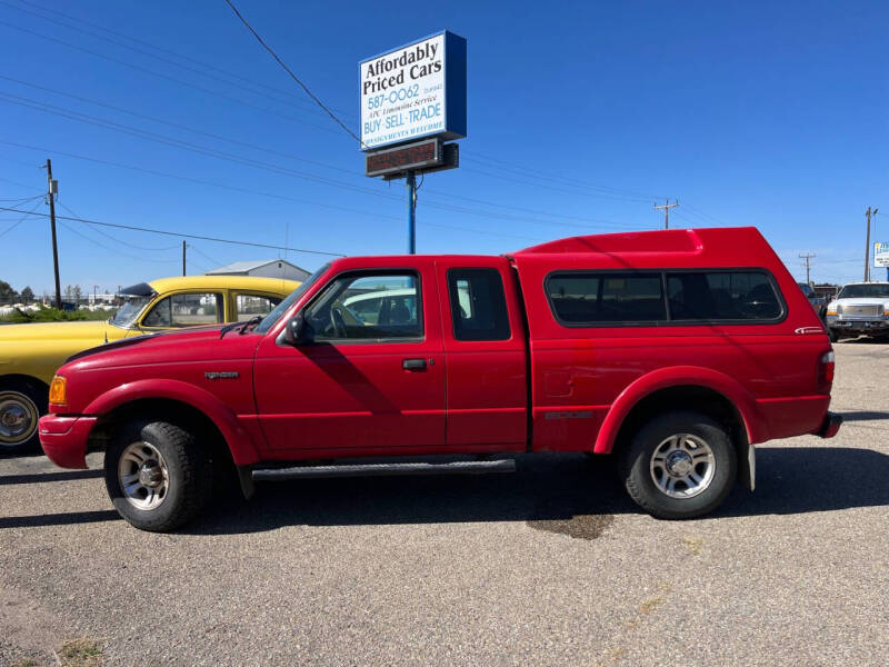 2002 Ford Ranger for sale at AFFORDABLY PRICED CARS LLC in Mountain Home ID
