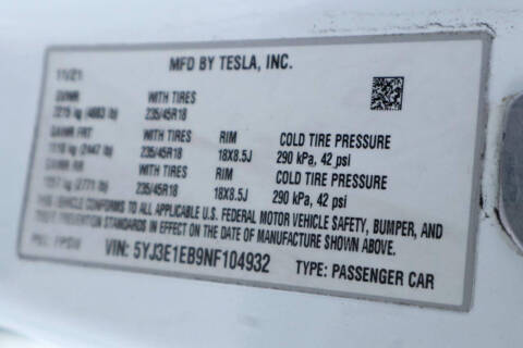 2022 Tesla Model 3 Long Range