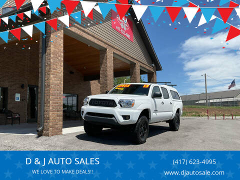 2013 Toyota Tacoma for sale at D & J AUTO SALES in Joplin MO