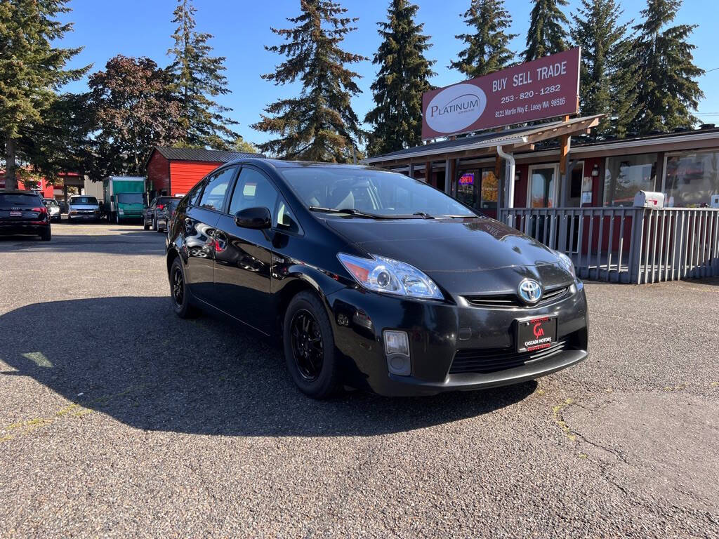 2010 Toyota Prius for sale at PLATINUM AUTO SALES INC in Lacey, WA