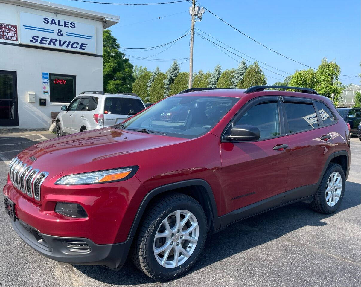 2017 Jeep Cherokee for sale at Streeters Vehicle Sales in Plattsburgh, NY