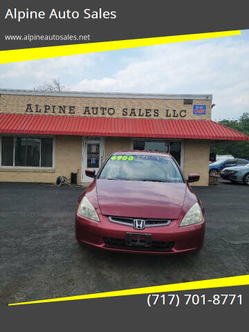 2004 Honda Accord for sale at Alpine Auto Sales in Carlisle PA