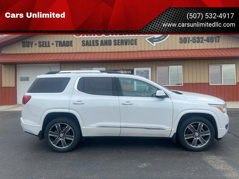 2017 GMC Acadia for sale at Cars Unlimited in Marshall MN