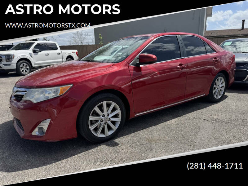 2012 Toyota Camry for sale at ASTRO MOTORS in Houston TX
