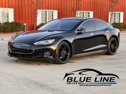 2015 Tesla Model S for sale at Blue Line Motors in Bixby OK