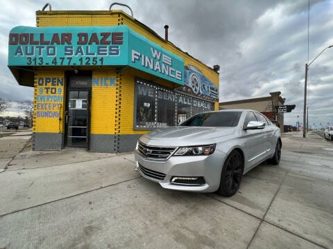 2016 Chevrolet Impala for sale at Dollar Daze Auto Sales Inc in Detroit MI