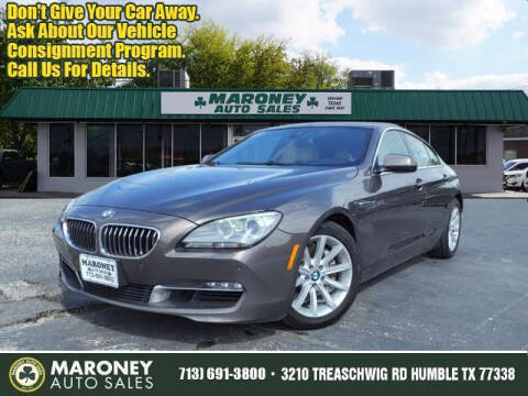 2013 BMW 6 Series for sale at Maroney Auto Sales in Humble TX