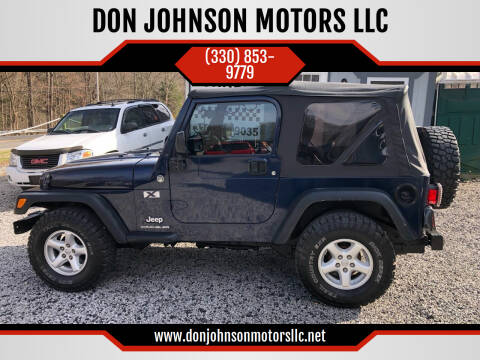 2006 Jeep Wrangler for sale at DON JOHNSON MOTORS LLC in Lisbon OH