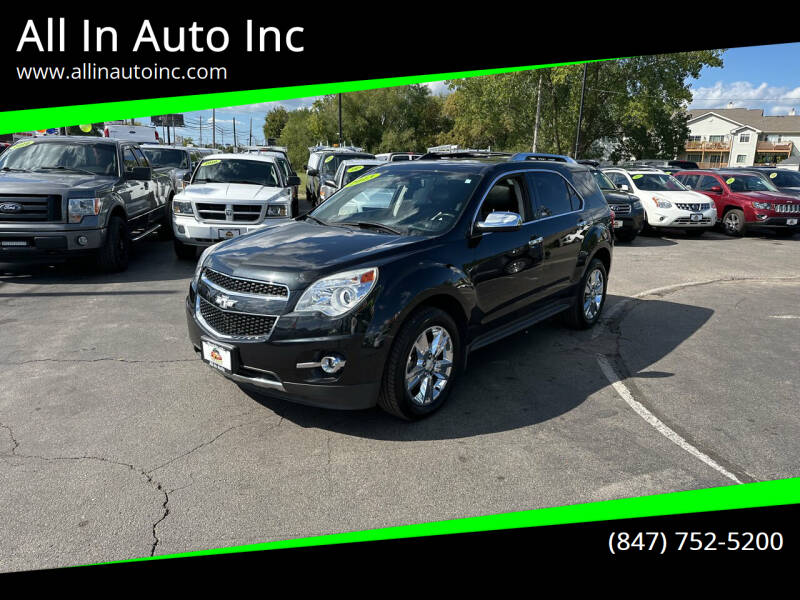 2013 Chevrolet Equinox for sale at All In Auto Inc in Palatine IL