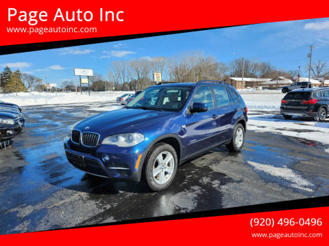2013 BMW X5 for sale at Page Auto Inc in Green Bay WI