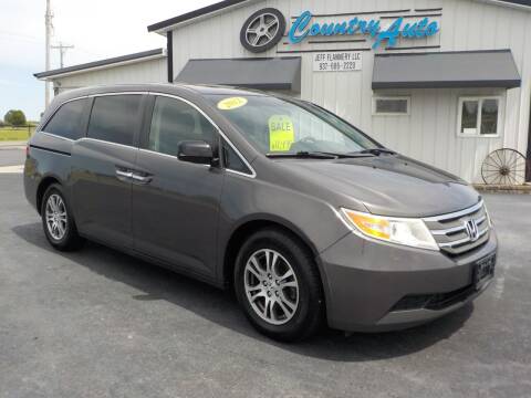 2012 Honda Odyssey for sale at Country Auto in Huntsville OH