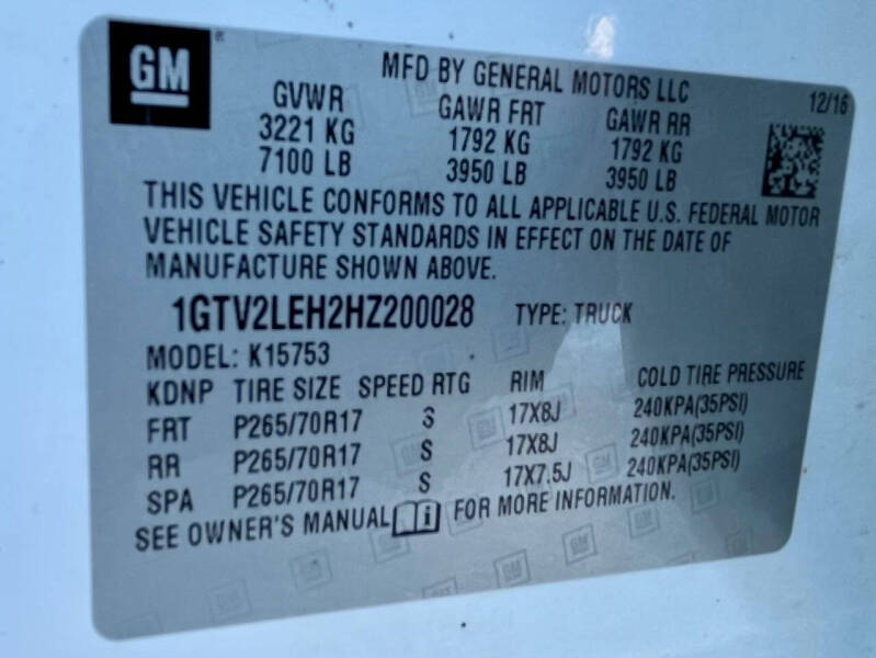2017 GMC Sierra 1500