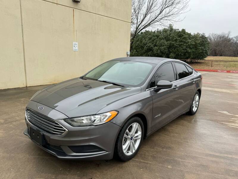 2018 Ford Fusion Hybrid for sale at Dream Lane Motors in Euless TX