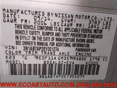 2014 Nissan Sentra SV