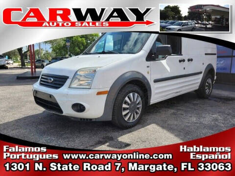 2013 Ford Transit Connect for sale at CARWAY Auto Sales in Margate FL