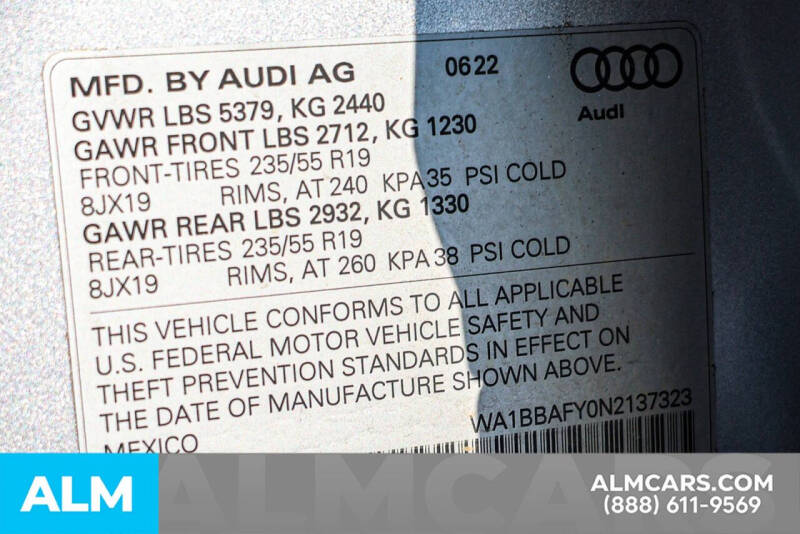 2022 Audi Q5 quattro Premium Plus 40 TFSI