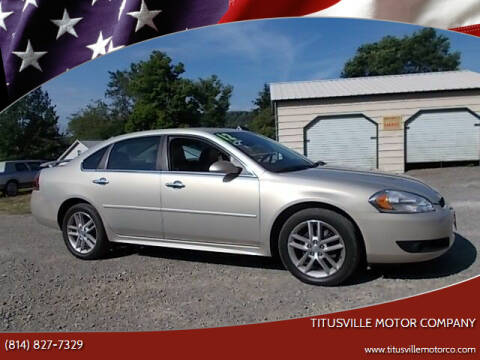 2012 Chevrolet Impala for sale at Titusville Motor Company in Titusville PA