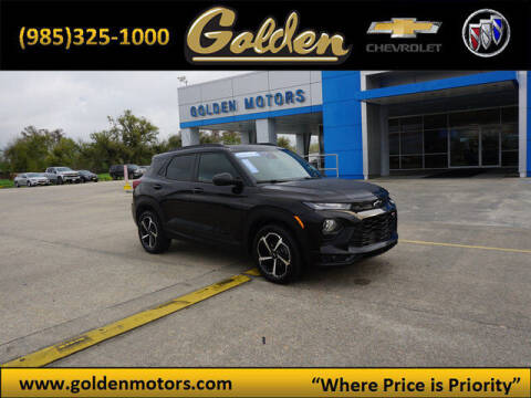 2022 Chevrolet TrailBlazer for sale at GOLDEN MOTORS in Cut Off LA