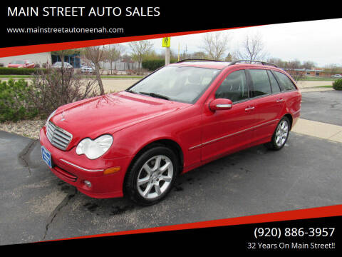 2005 Mercedes-Benz C-Class for sale at MAIN STREET AUTO SALES in Neenah WI
