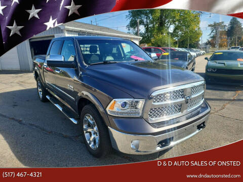 2016 RAM 1500 for sale at D & D Auto Sales Of Onsted in Onsted MI