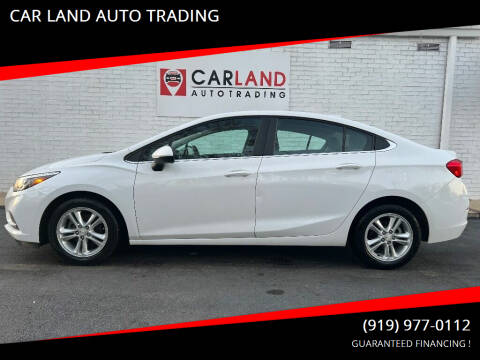 2018 Chevrolet Cruze for sale at CAR LAND  AUTO TRADING in Raleigh NC