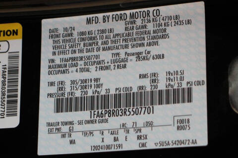 2024 Ford Mustang Dark Horse