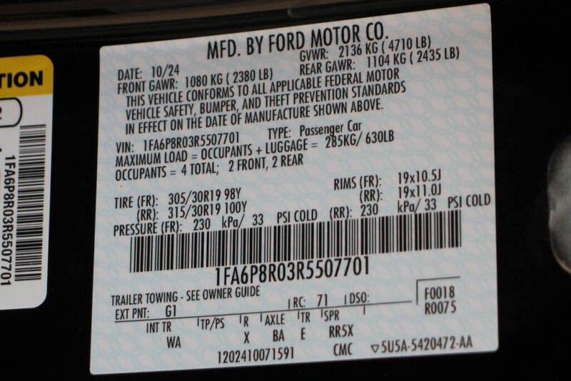 2024 Ford Mustang Dark Horse