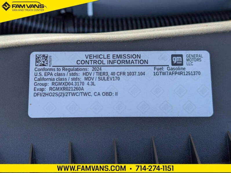 2024 GMC Savana 2500